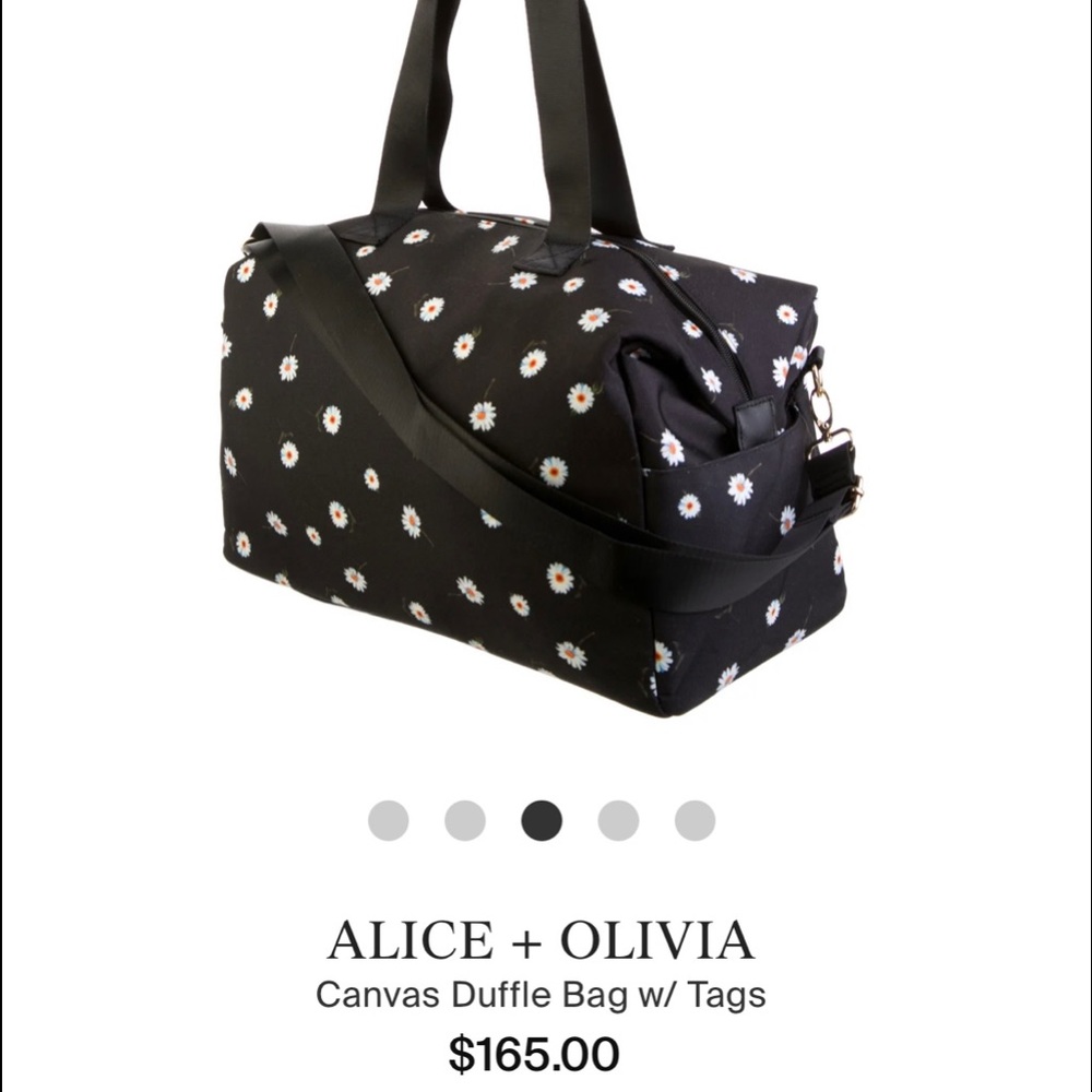 New with tags Alice and Olivia Duffle Bag